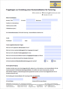 Abbildung Factoringangebot